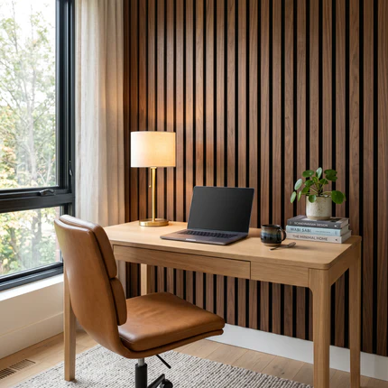 Slat Haven Prestige Walnut Slat Panel – 270 × 110 cm